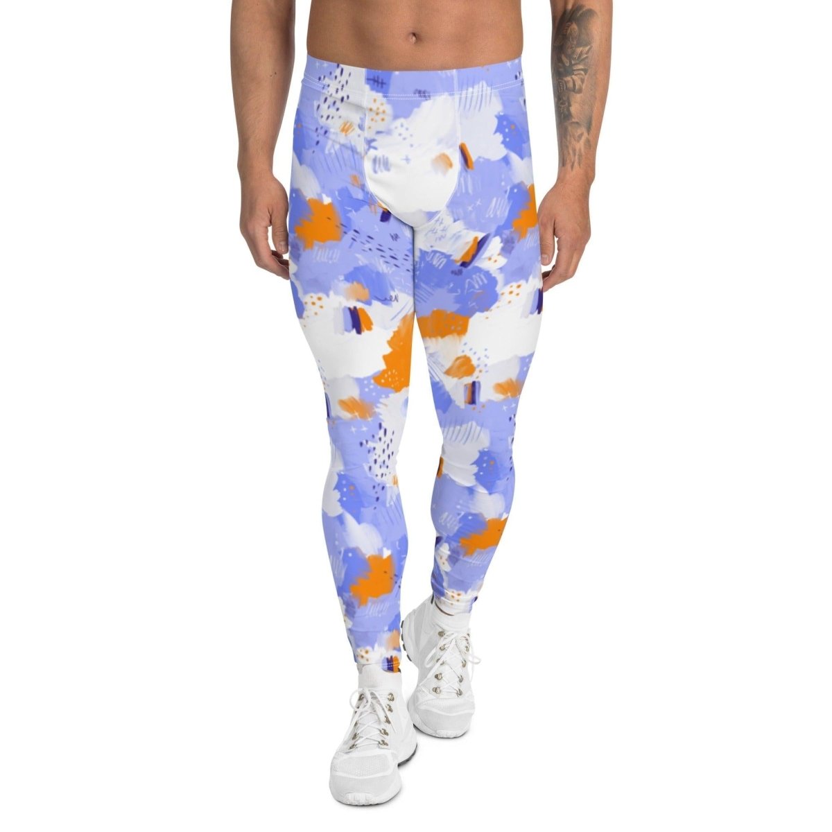 Purple Abstract Men's Leggings | DEEAREST LTD