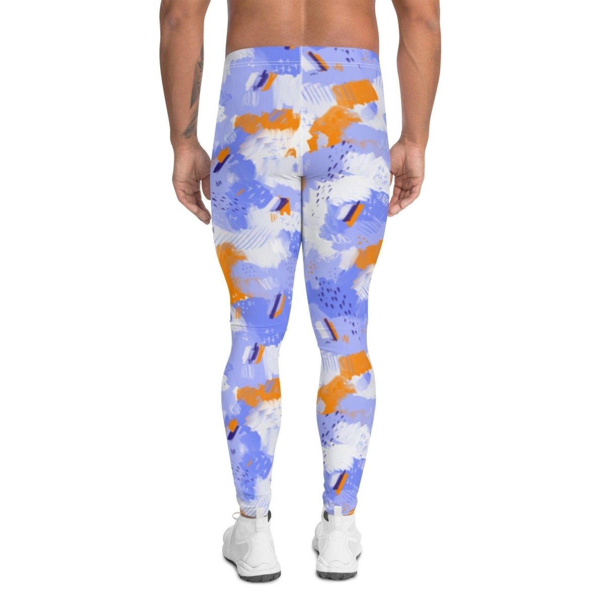 Purple Abstract Men's Leggings | DEEAREST LTD