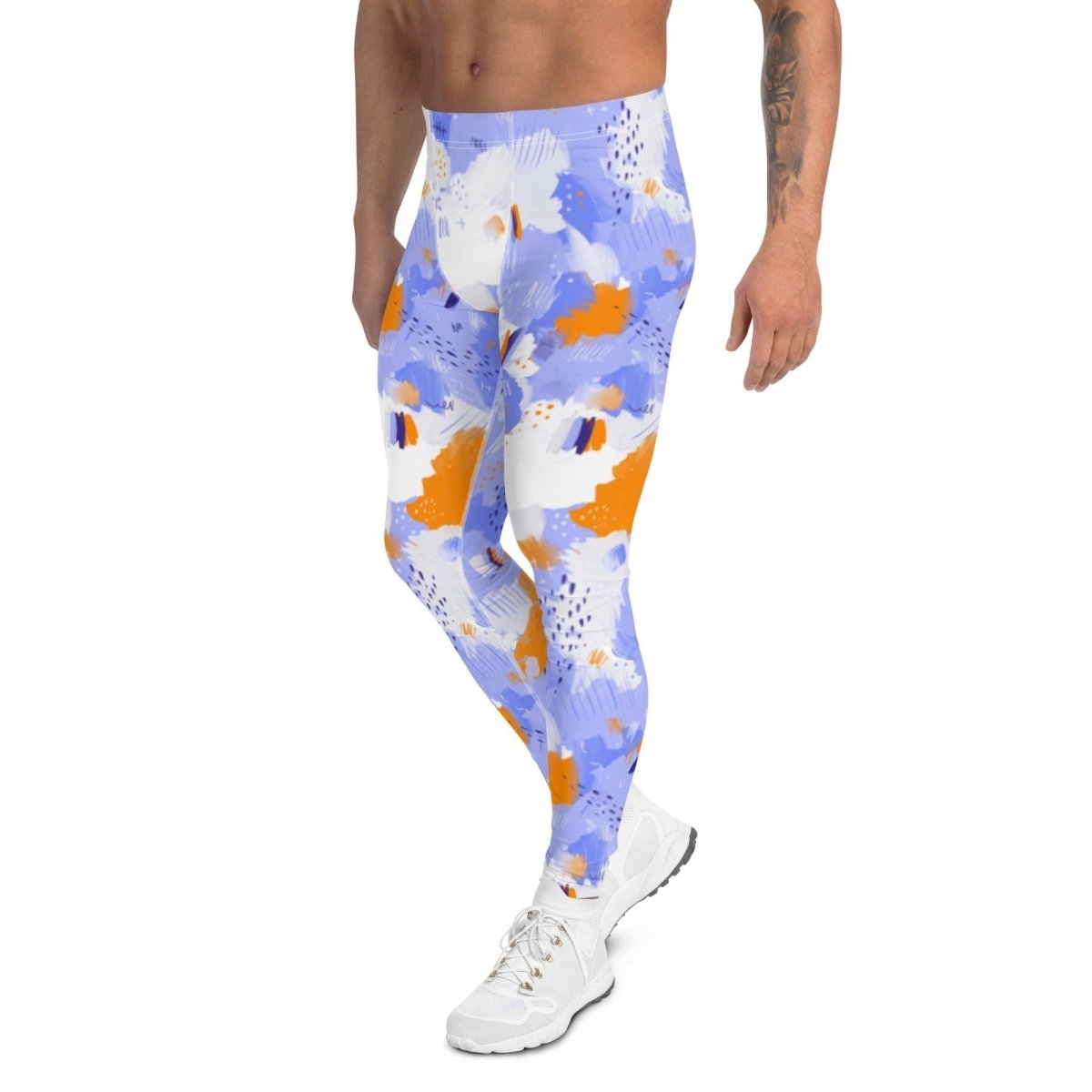 Purple Abstract Men's Leggings | DEEAREST LTD