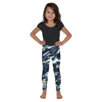 Purple Camouflage Kid's Leggings | DEEAREST LTD