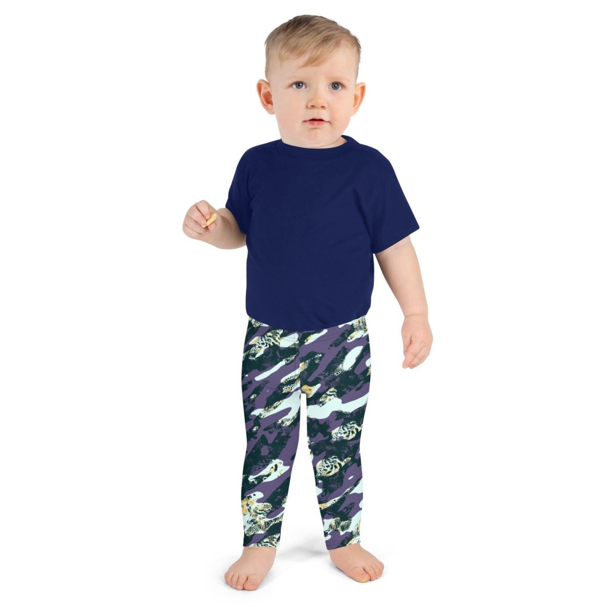 Purple Camouflage Kid's Leggings | DEEAREST LTD