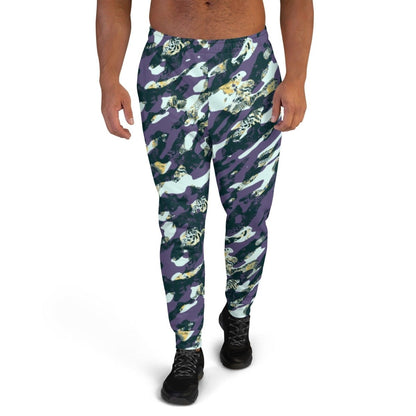 Purple Camouflage Men's Street Joggers | DEEAREST LTD