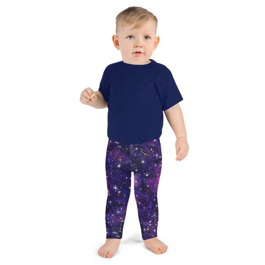 Purple Galaxy Kid's Leggings | DEEAREST LTD