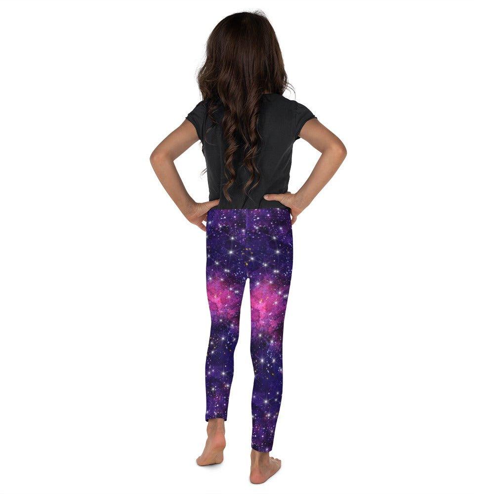 Purple Galaxy Kid's Leggings | DEEAREST LTD