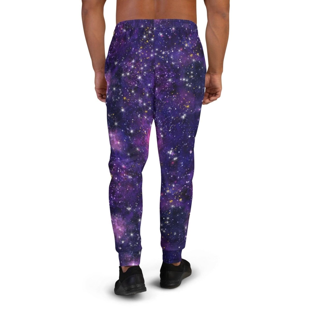 Purple Galaxy Men's Street Joggers | DEEAREST LTD