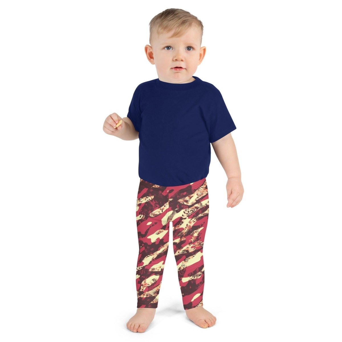 Red Camouflage Kid's Leggings | DEEAREST LTD