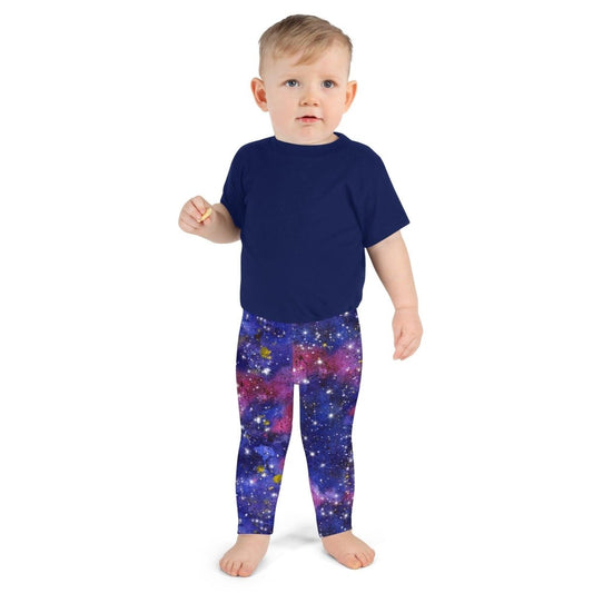 Red Galaxy Kid's Leggings | DEEAREST LTD