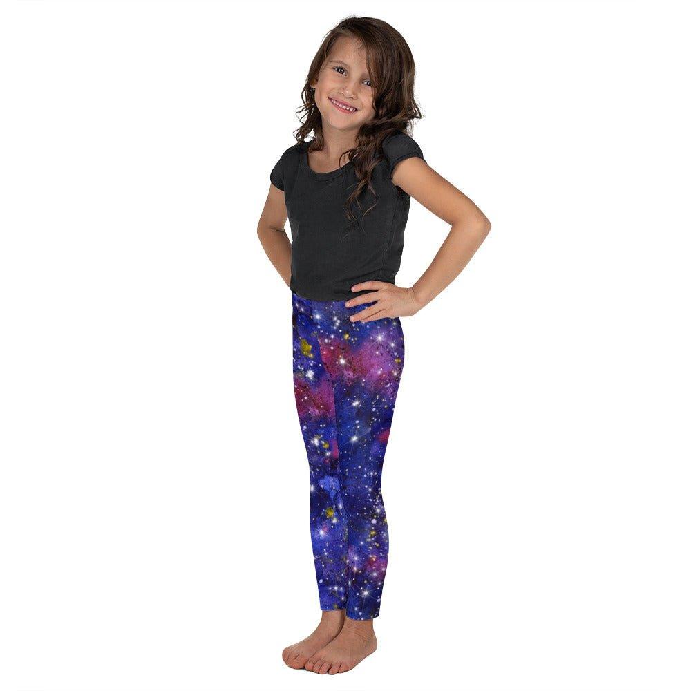 Red Galaxy Kid's Leggings | DEEAREST LTD