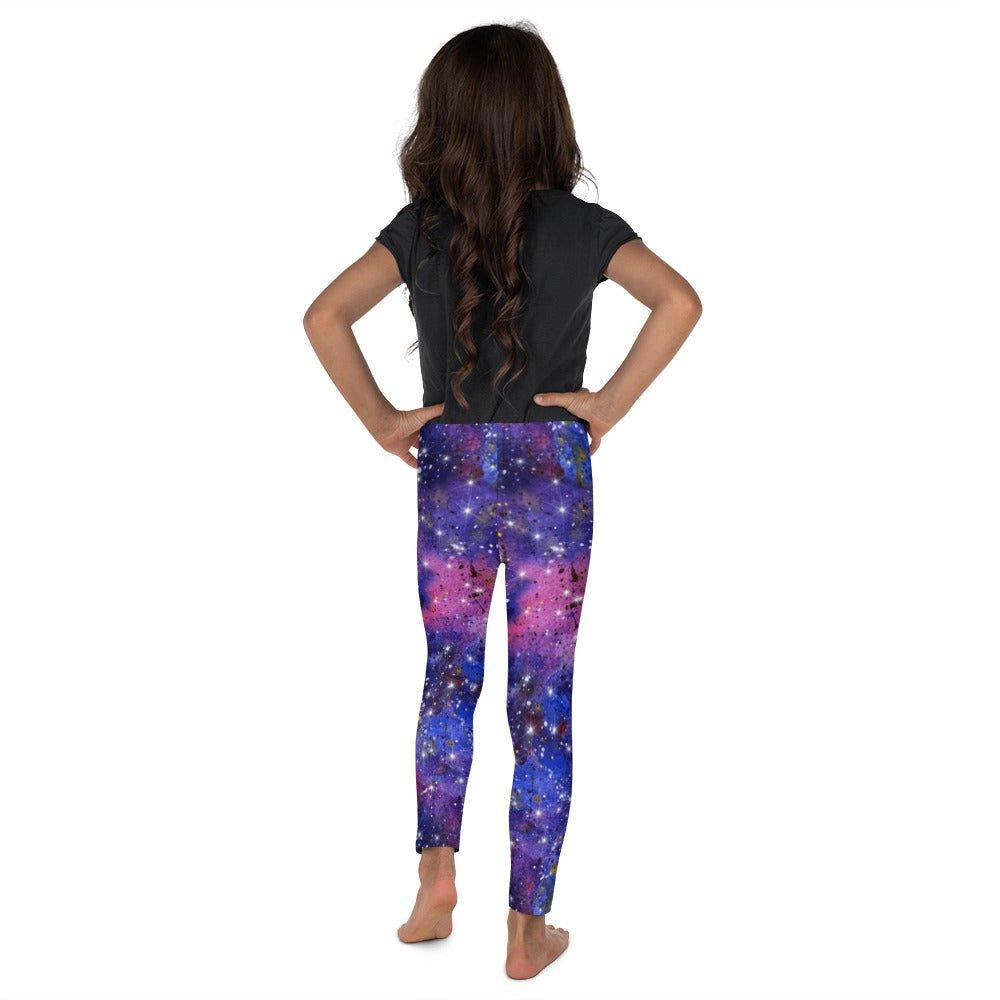 Red Galaxy Kid's Leggings | DEEAREST LTD