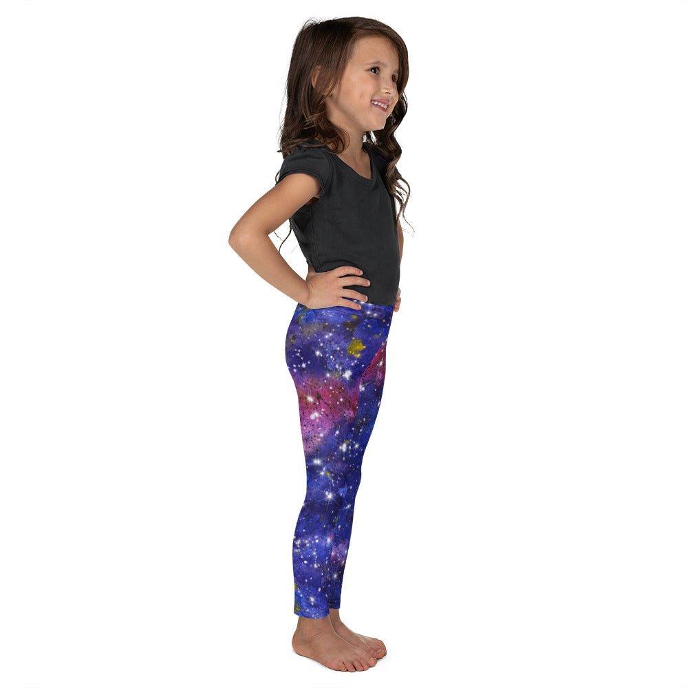 Red Galaxy Kid's Leggings | DEEAREST LTD