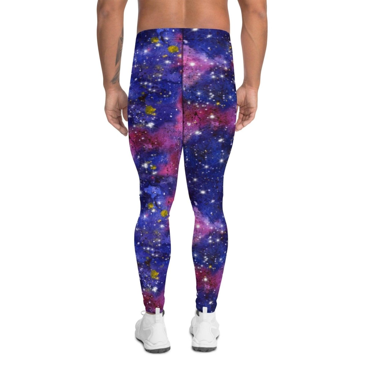 Red Galaxy Men's Leggings | DEEAREST LTD