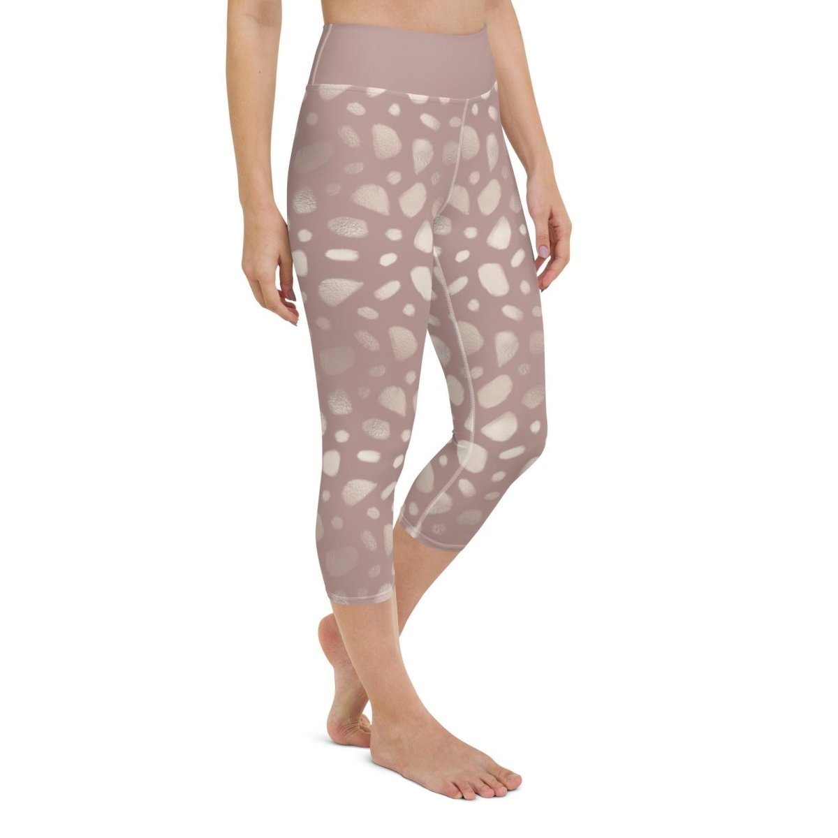 Rose Encounter Women's Capri Yoga Pants | DEEAREST LTD