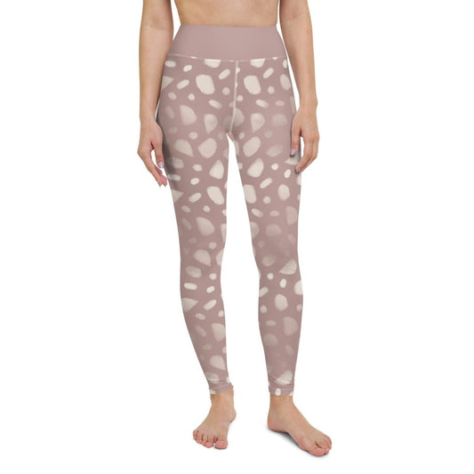 Rose Encounter Women's High-Waisted Yoga Pants | DEEAREST LTD