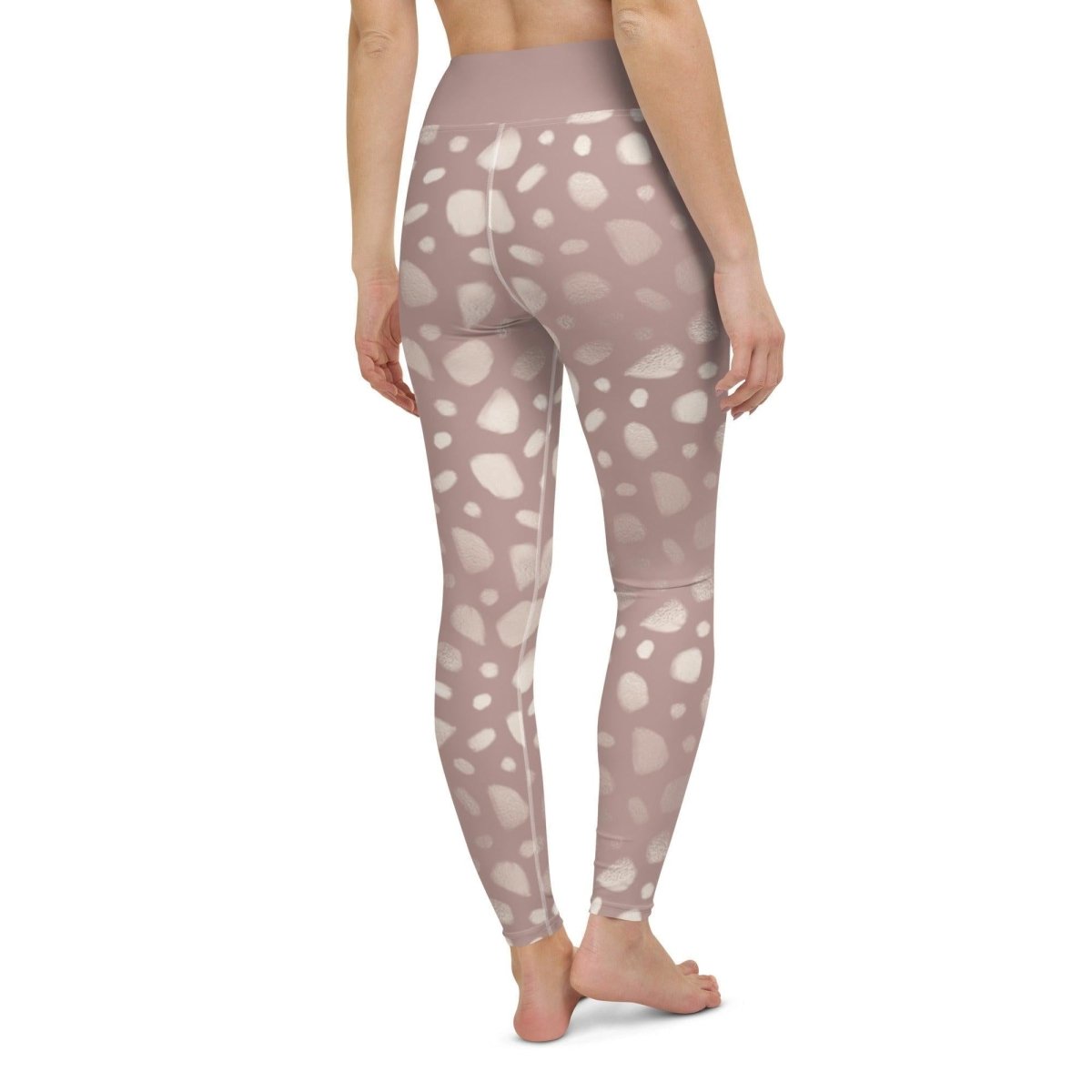 Rose Encounter Women's High-Waisted Yoga Pants | DEEAREST LTD