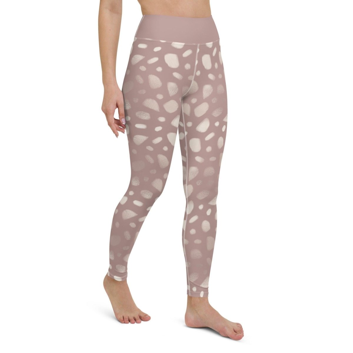 Rose Encounter Women's High-Waisted Yoga Pants | DEEAREST LTD