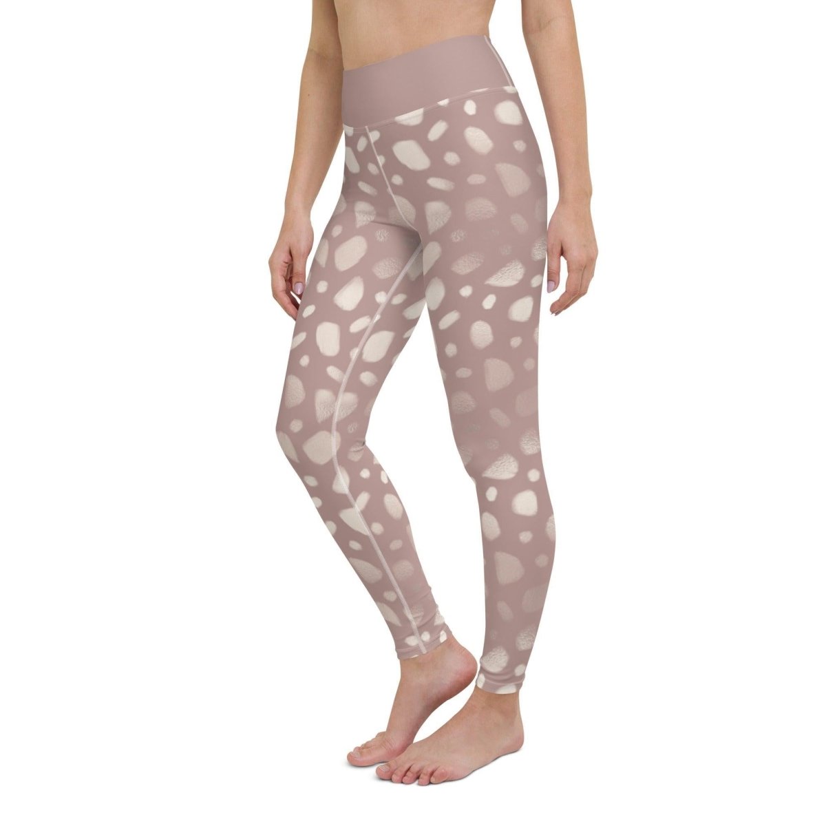 Rose Encounter Women's High-Waisted Yoga Pants | DEEAREST LTD