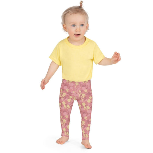 Rosy Floral Kid's Leggings | DEEAREST LTD