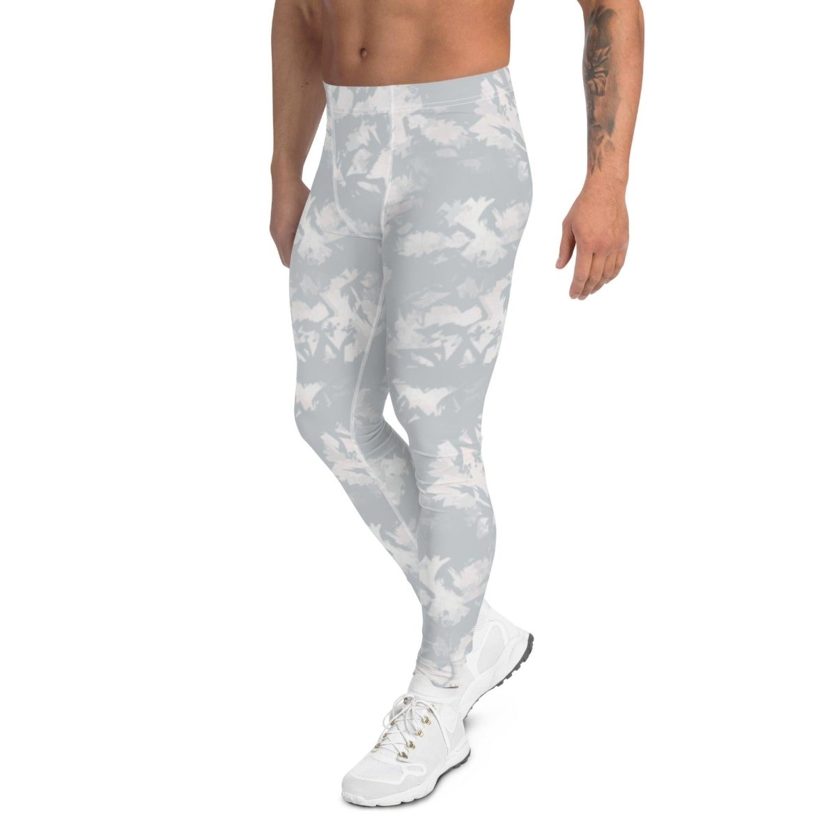 Silver Encounter Men's Leggings | DEEAREST LTD