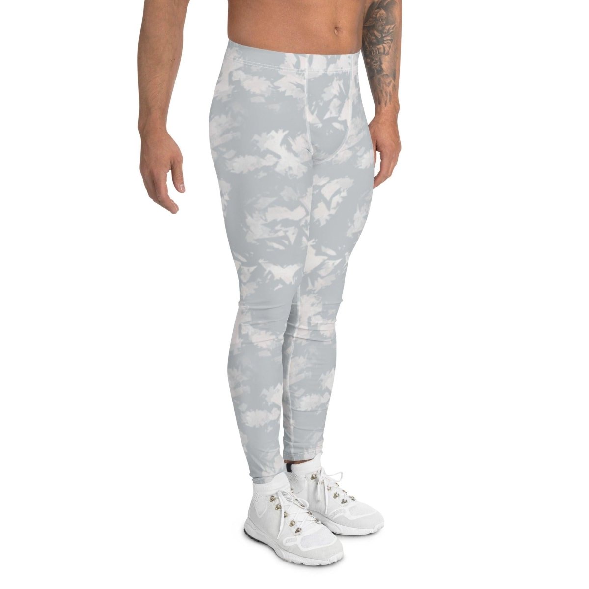 Silver Encounter Men's Leggings | DEEAREST LTD