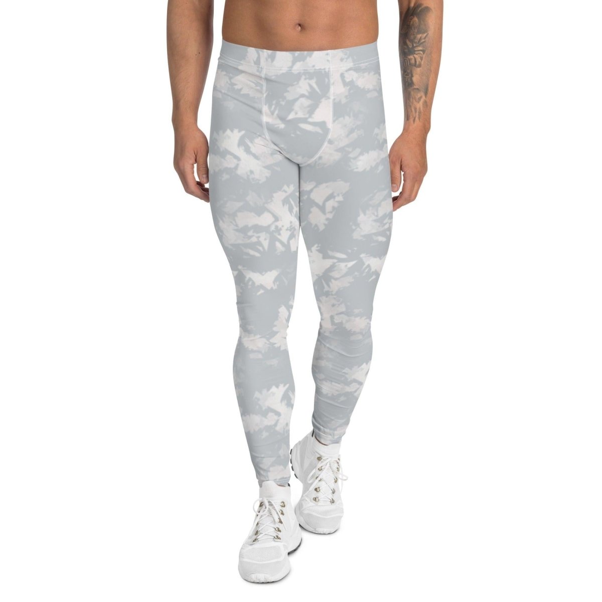 Silver Encounter Men's Leggings | DEEAREST LTD