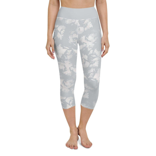 Silver Encounter Women's Capri Yoga Pants | DEEAREST LTD