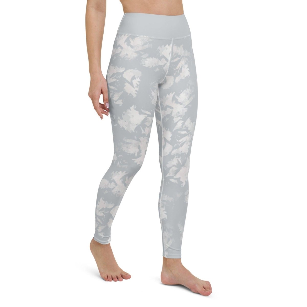 Silver Encounter Women's High-Waisted Yoga Pants | DEEAREST LTD