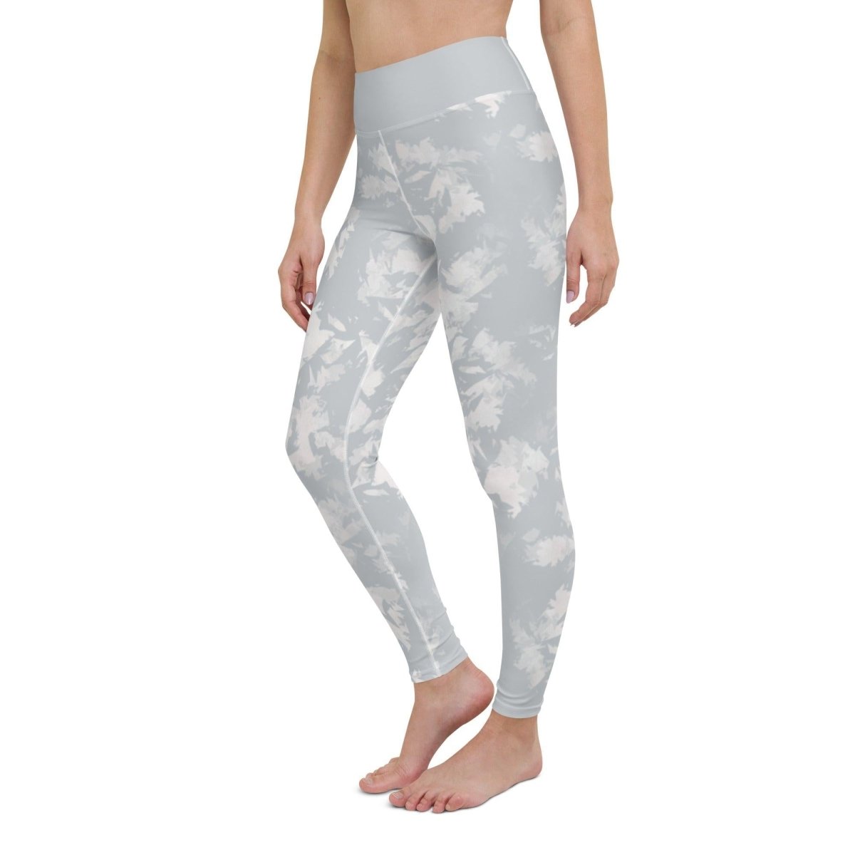 Silver Encounter Women's High-Waisted Yoga Pants | DEEAREST LTD