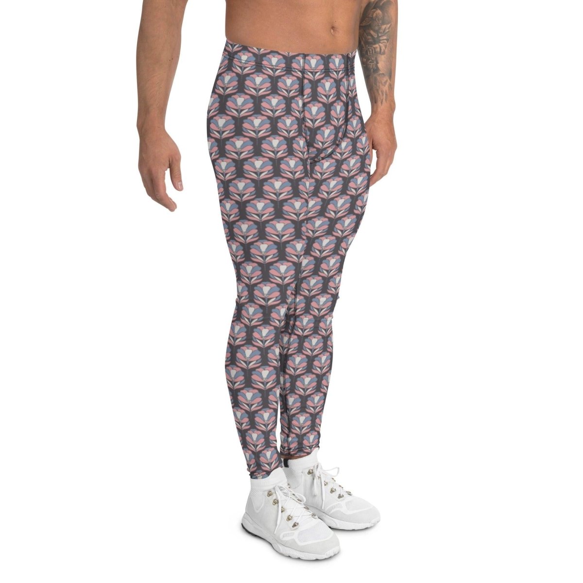 Softly Pattern Men's Leggings | DEEAREST LTD