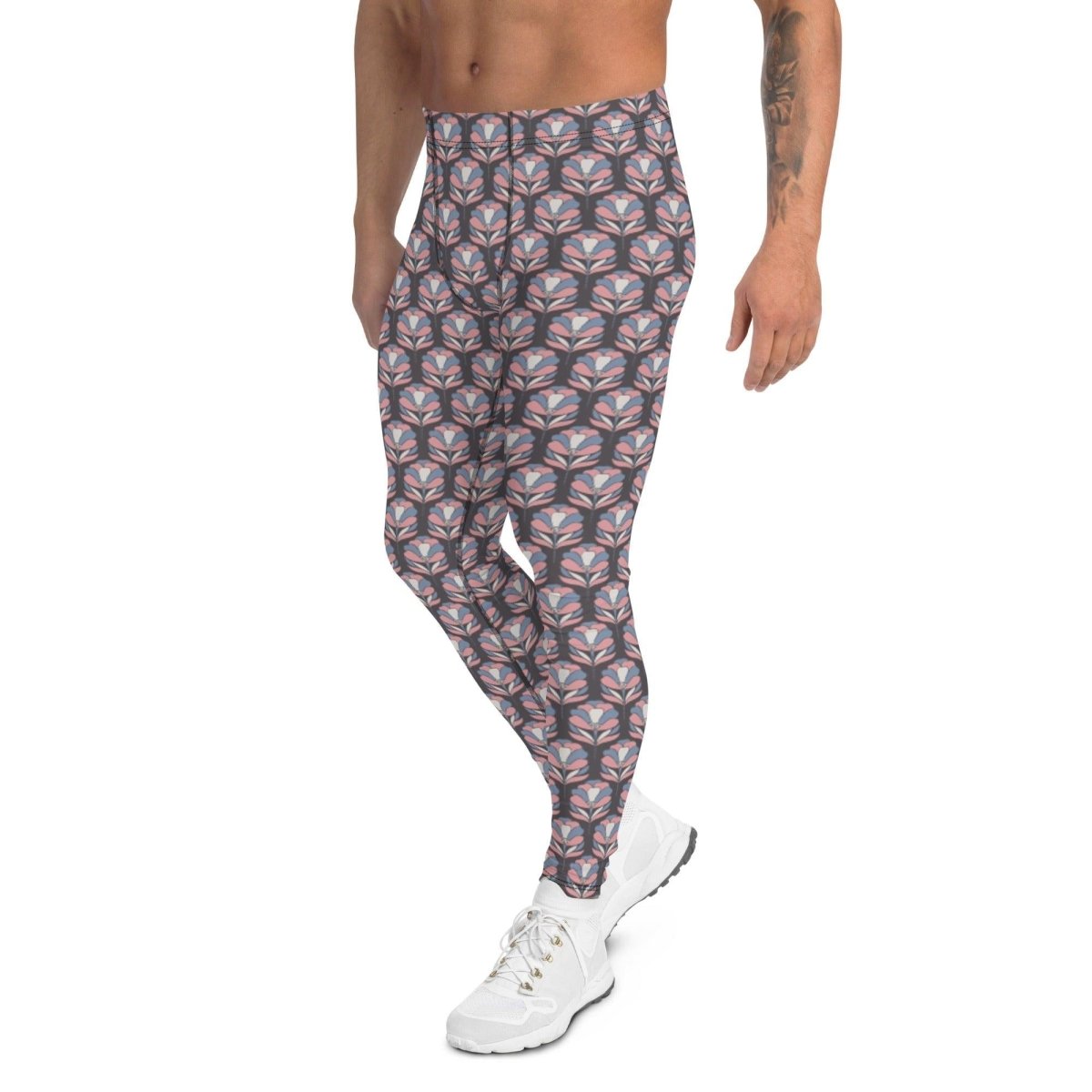 Softly Pattern Men's Leggings | DEEAREST LTD