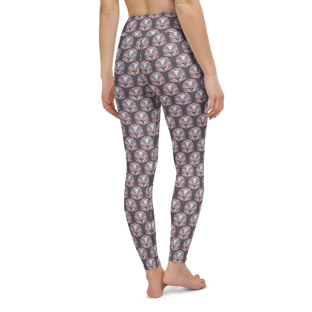 Softly Pattern Women's High-Waisted Yoga Pants | DEEAREST LTD