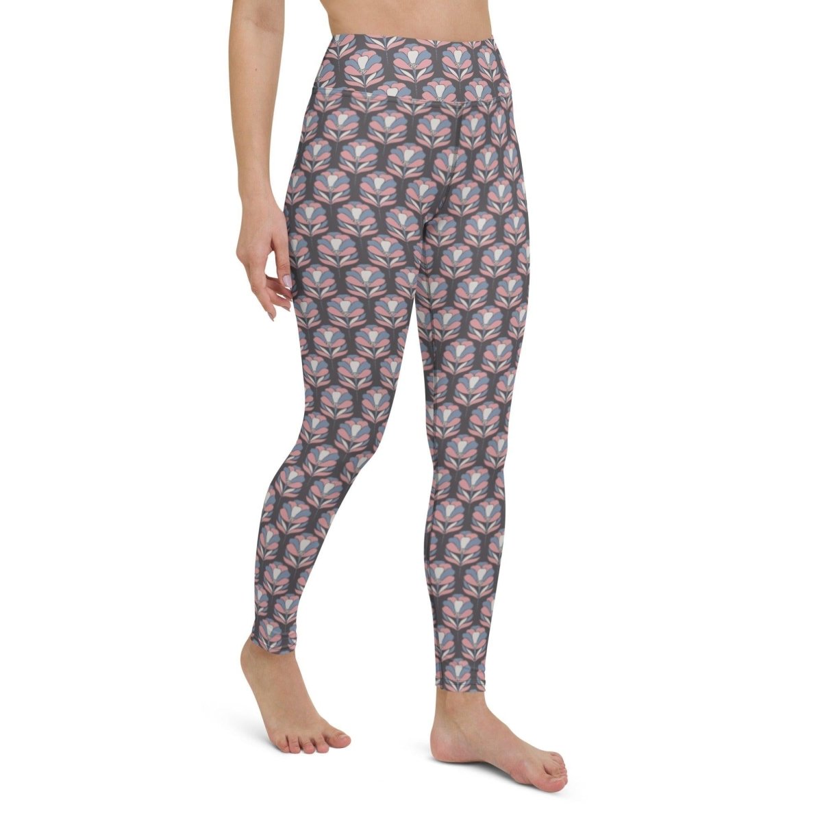 Softly Pattern Women's High-Waisted Yoga Pants | DEEAREST LTD