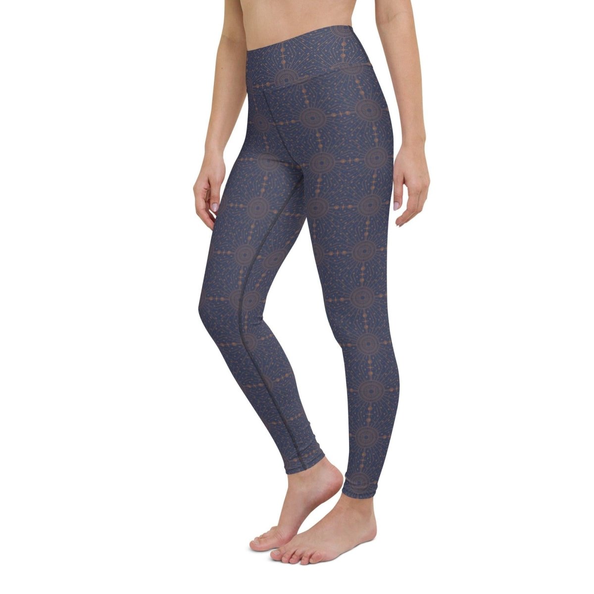 Suns Connected Women's High-Waisted Yoga Pants | DEEAREST LTD