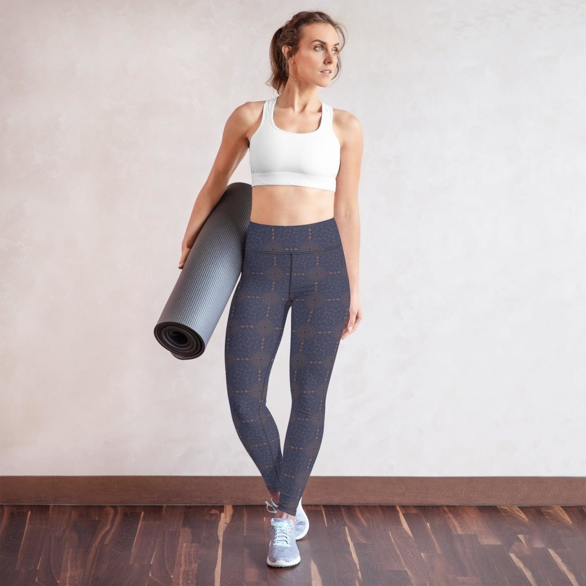 Suns Connected Women's High-Waisted Yoga Pants | DEEAREST LTD