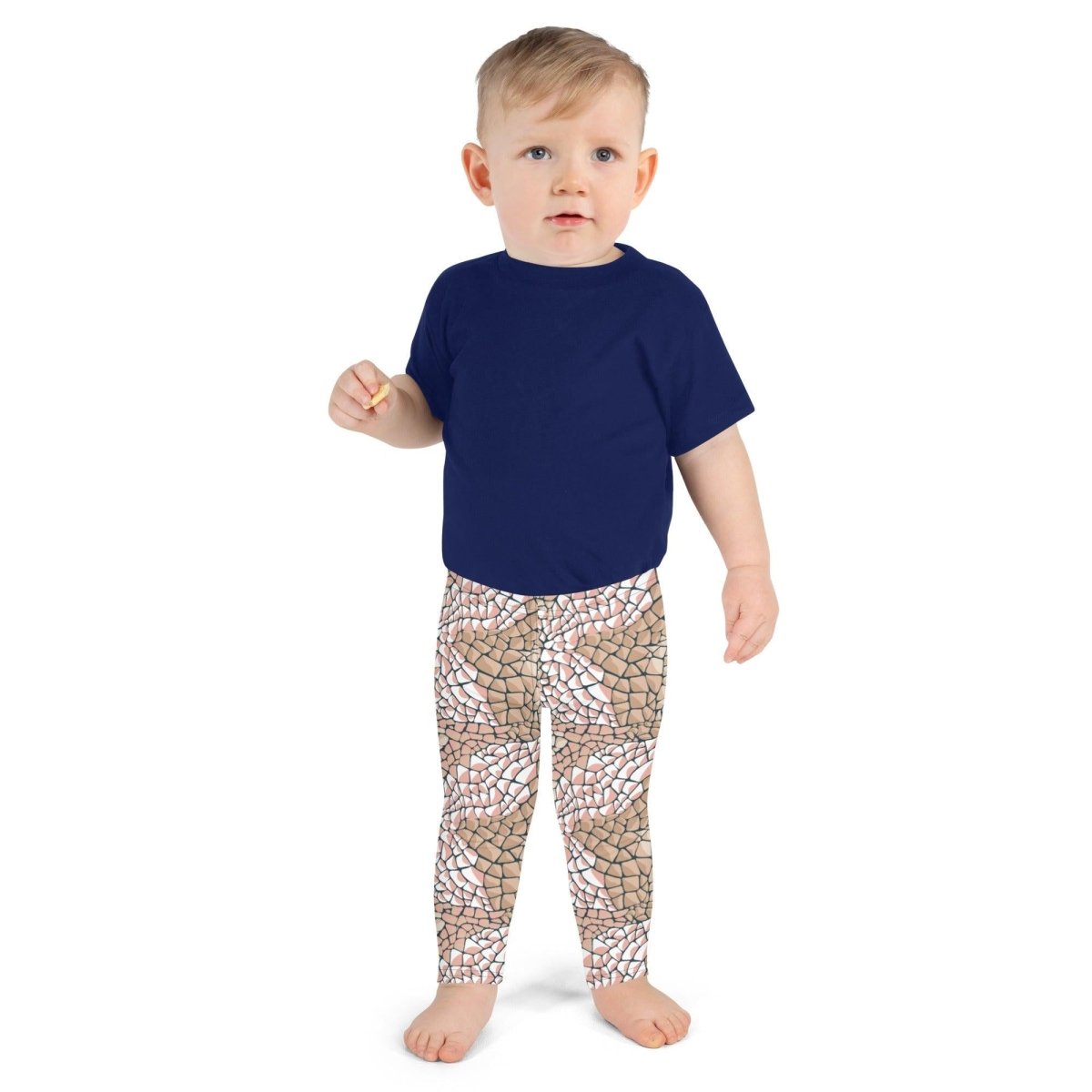 Tan Animal Print Kid's Leggings | DEEAREST LTD