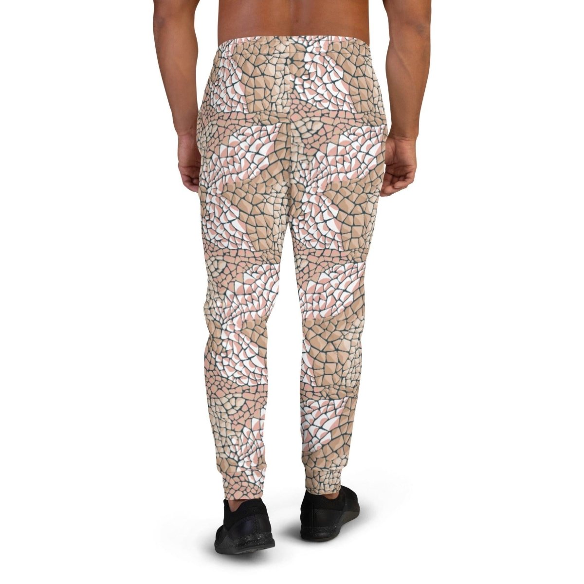 Tan Animal Print Men's Street Joggers | DEEAREST LTD