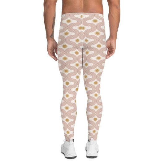 White Celestial Wonder Men's Leggings | DEEAREST LTD