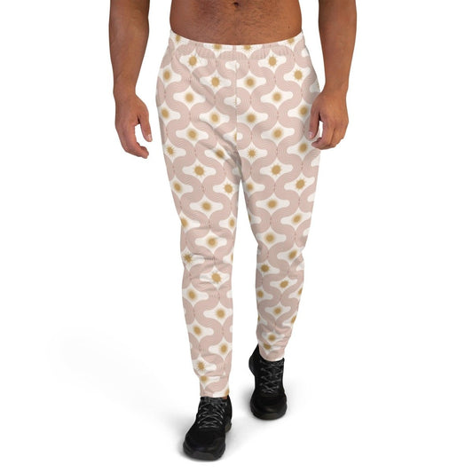 White Celestial Wonder Men's Street Joggers | DEEAREST LTD