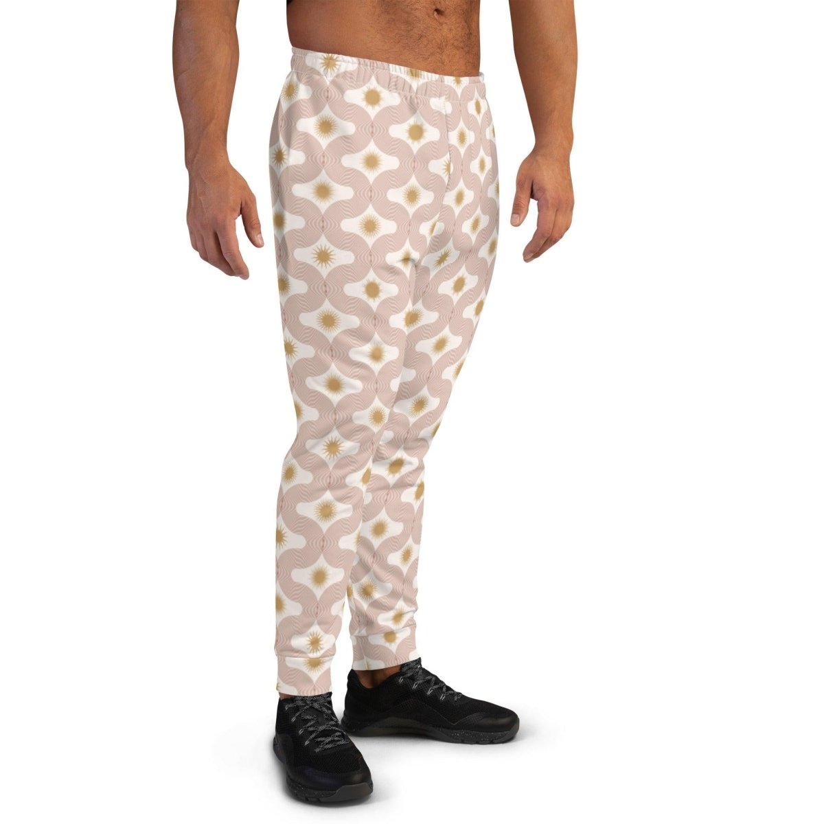 White Celestial Wonder Men's Street Joggers | DEEAREST LTD