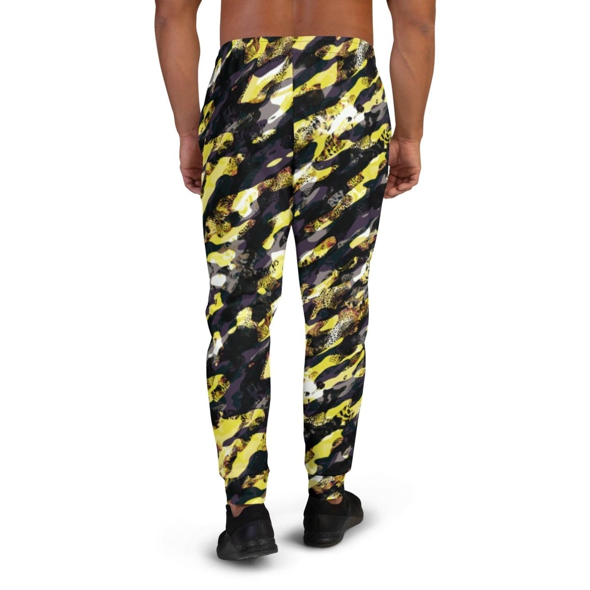 Yellow Camouflage Men's Street Joggers | DEEAREST LTD